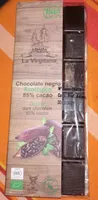 Chocolate negro ecológico 85% cacao