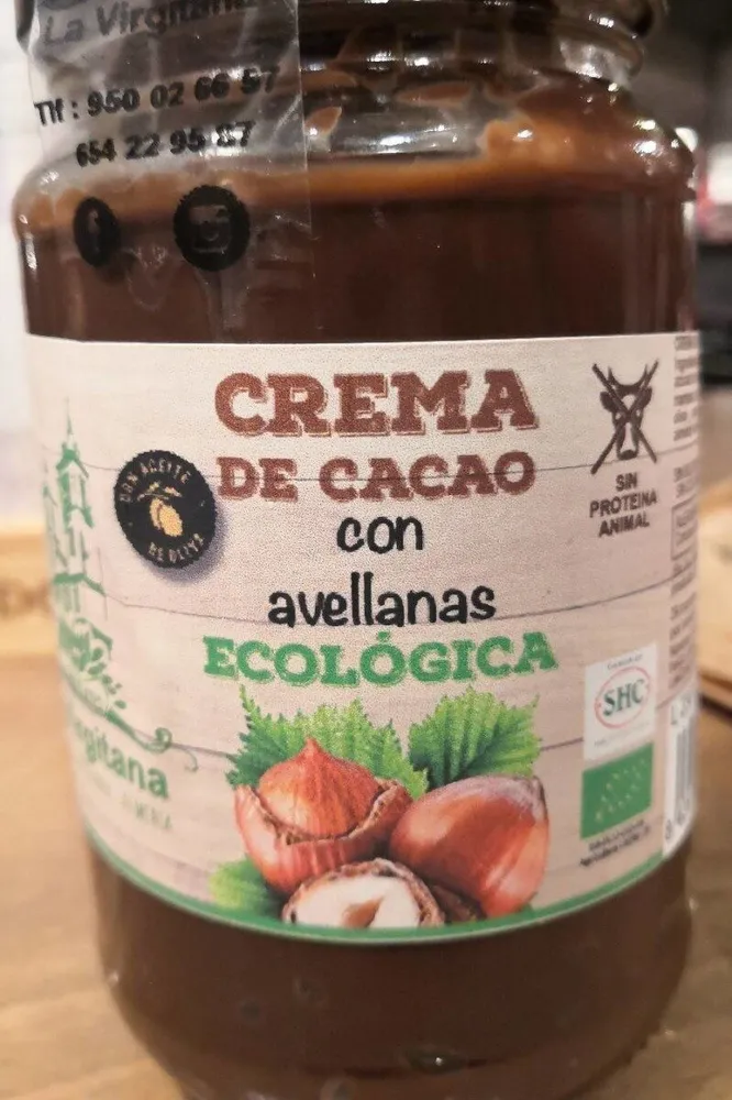 Crema de cacao con avellanas