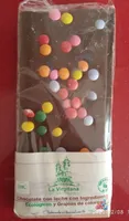 Chocolate con leche con Grajeas de colores