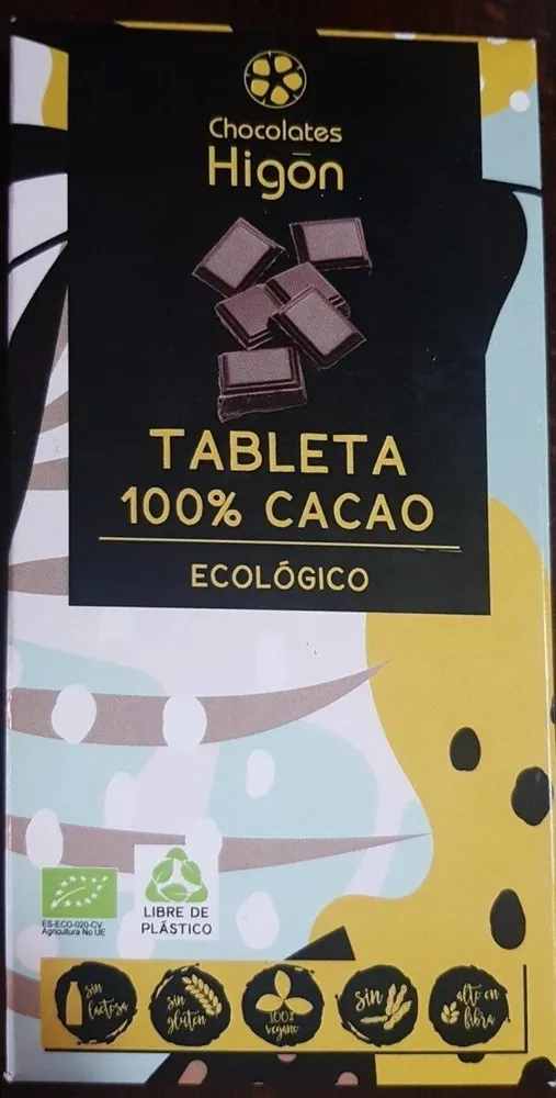 Tableta 100% Cacao Ecológico