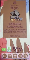 Tableta Algarroba con Cacao y Almendras