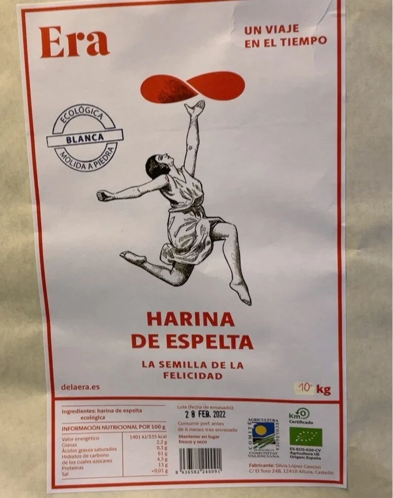 Harina ecologica de espelta