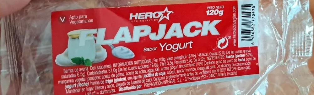 Flapjack yogurt