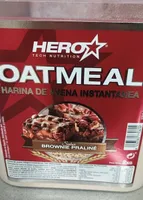 Harina de avena instantánea brownie praline