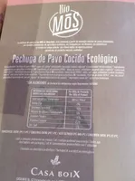 Pechuga de pavo cocido
