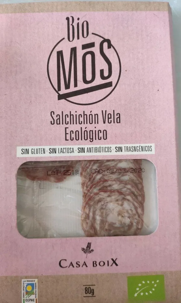 Salchichón Vela Ecológico