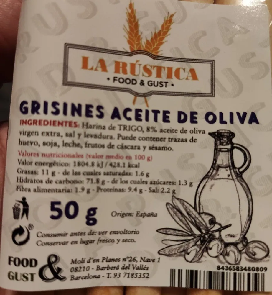 Grisines Aceite de Oliva