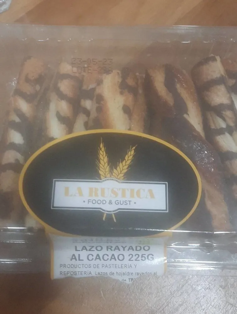 Lazo rayado al cacao 225G