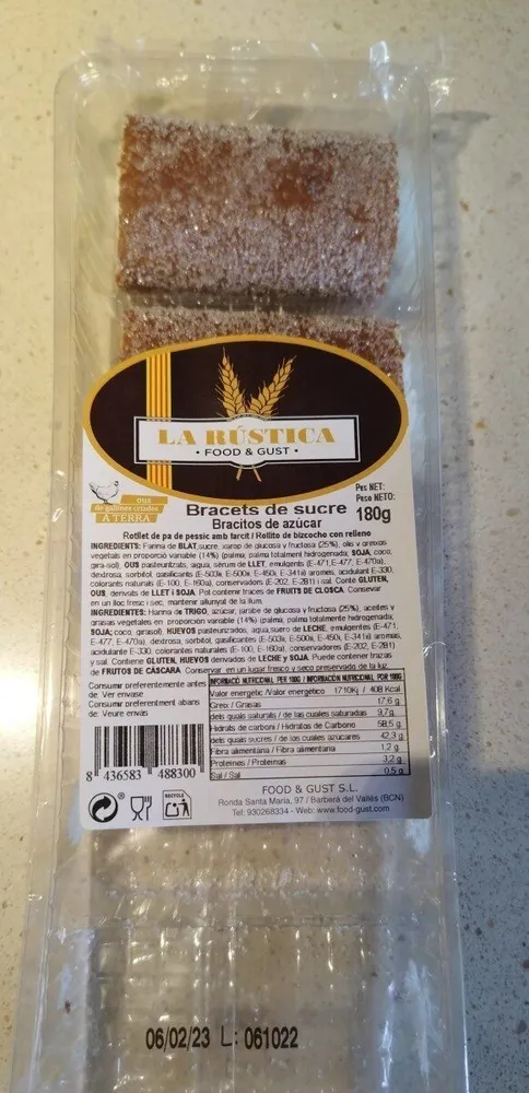 Bracitos de azúcar