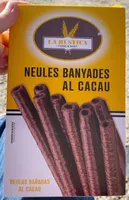 Neules Banyades al Cacau
