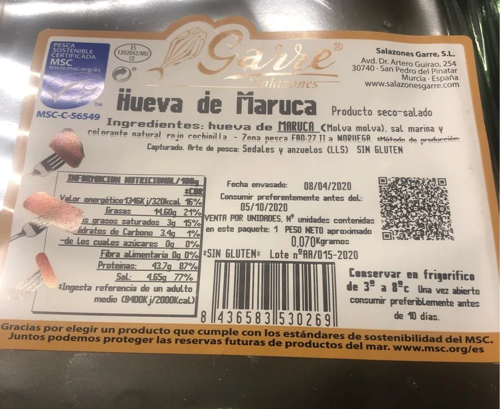 Hueva de maruca