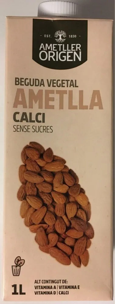 Beguda Vegetal Ametlla amb calci 1l