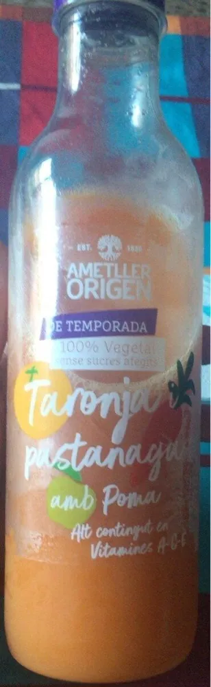 Suc de poma, taronja i pastanaga