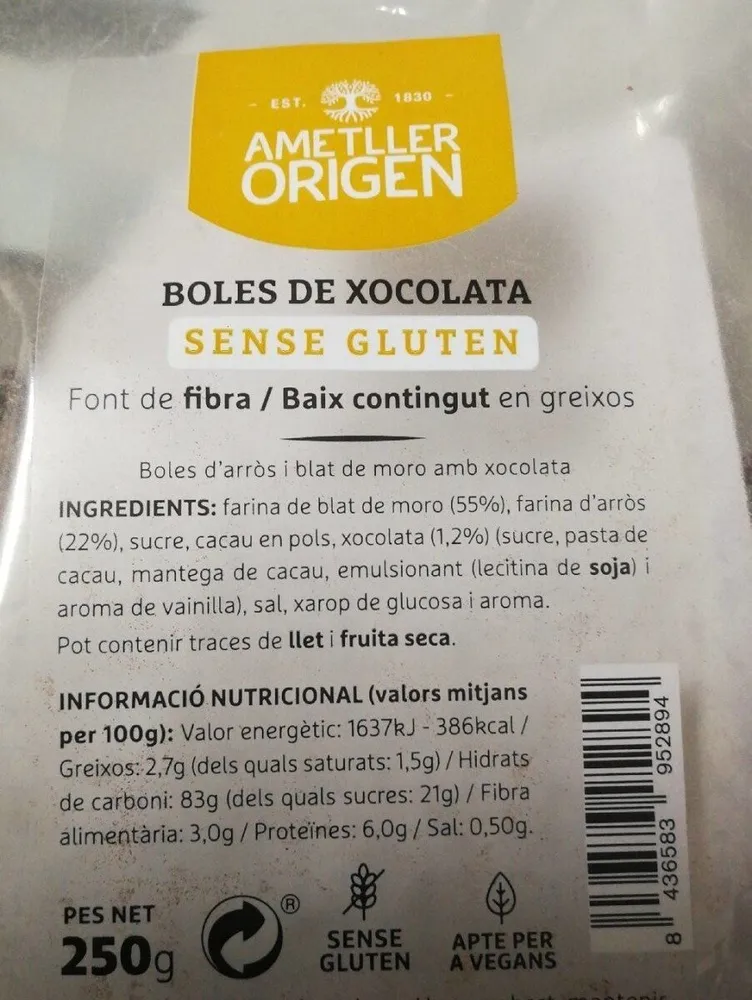 Boles xocolate