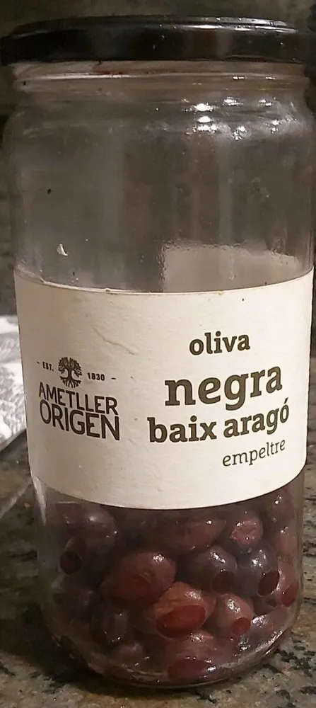 Oliva negra baix aragó empeltre