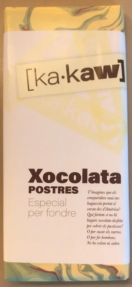 Xocolata postres Ka•kaw