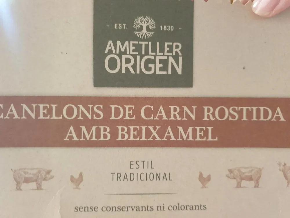 Canelons de carn rostida