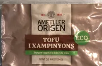 Burger vegetal de tofu i xampinyons