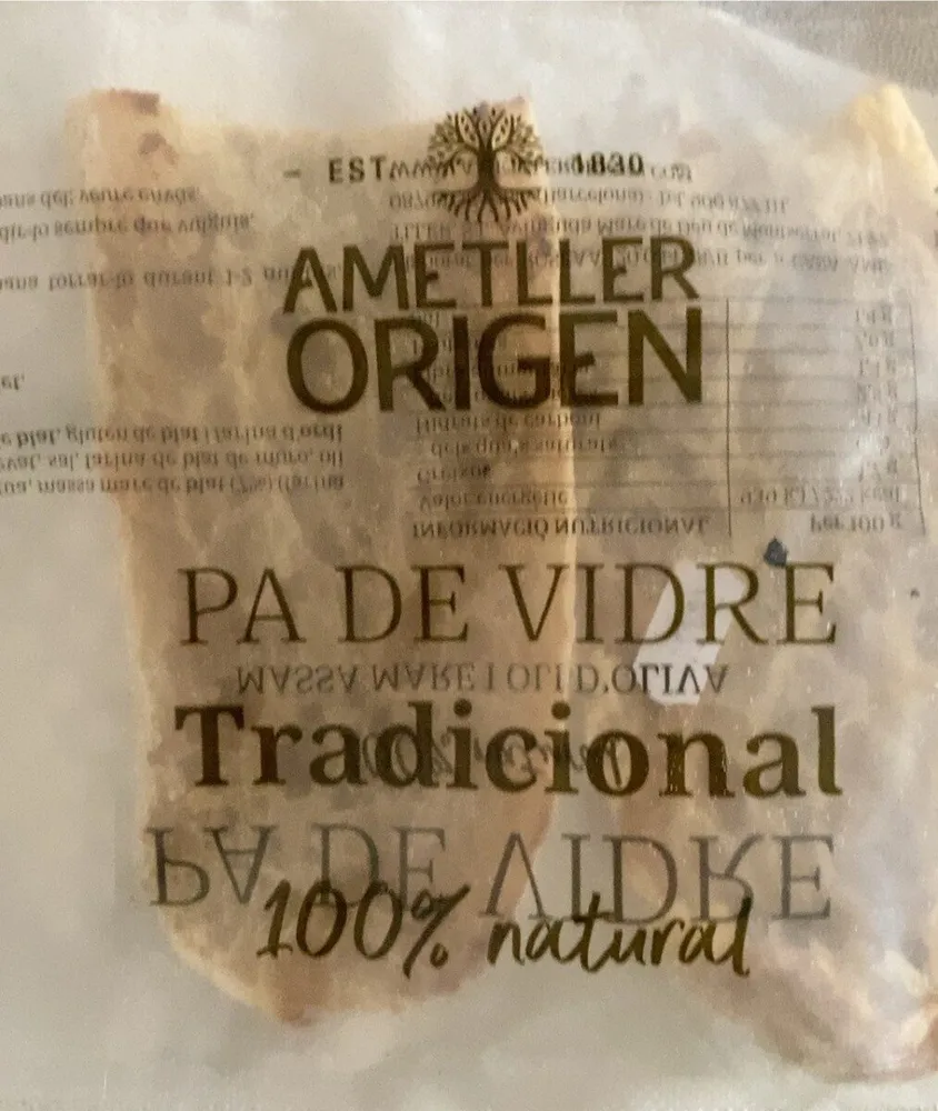 Pa de vidre massa mare i oli d oliva