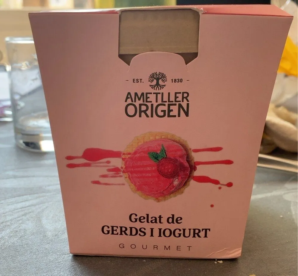 Gelat de gerds i iogurt