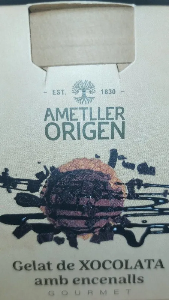 Gelat de xocolata amb encenalls