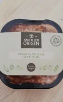 Lasaña vegetal gratinada