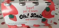Iogurt per beure amb maduixa
