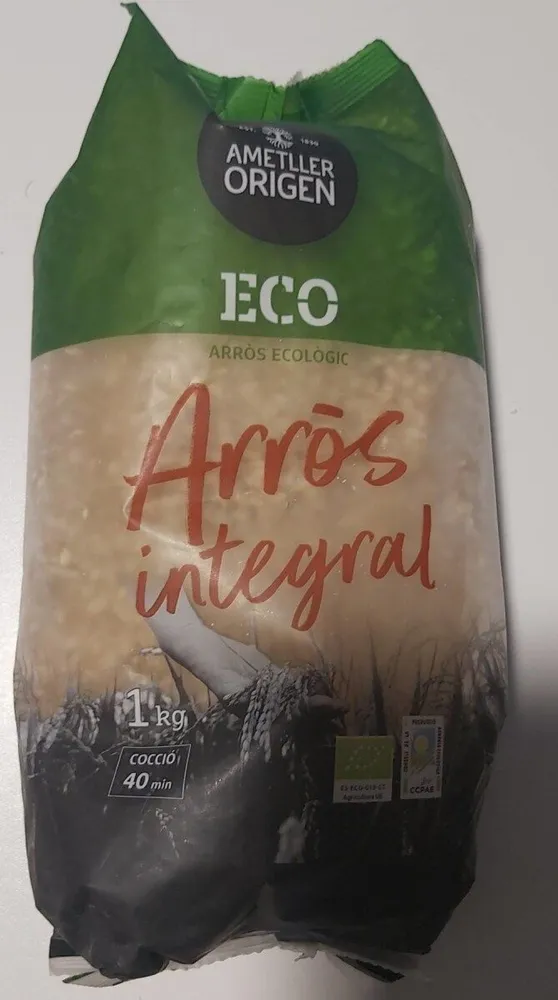 Arròs integral eco
