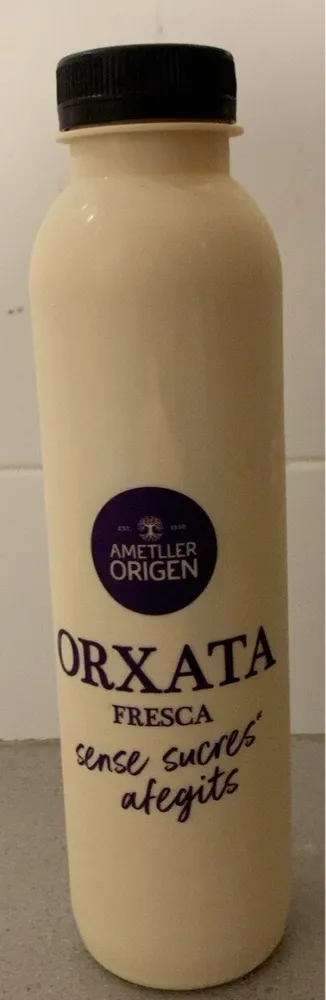 ORXATA FRESCA sense sucres afegits