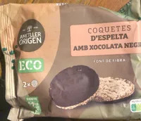 Coquetes d’espelta amb xocolata negro
