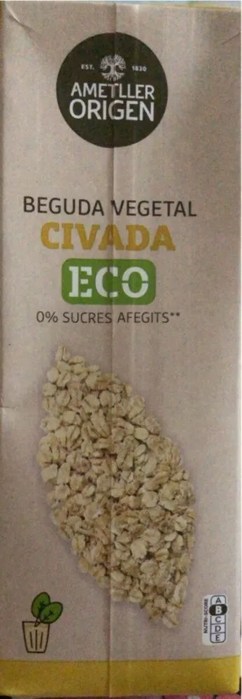 Beguda vegetal Civada