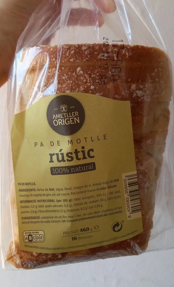 Pa de motlle rústic