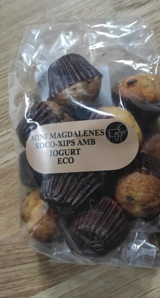 Mini magdalenas xoco-xips iogurt eco