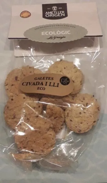 Galetes ecològiques de civada i lli