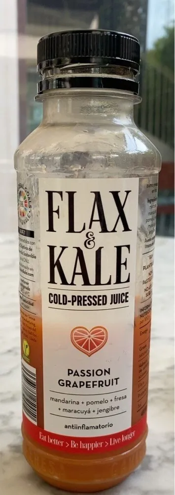 Passion grapefruit cold pressed juice