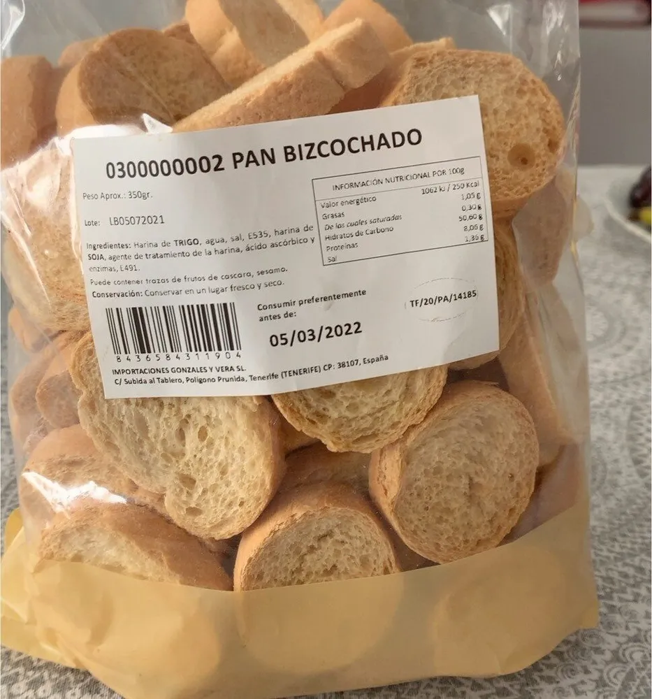 Pan bizcochado