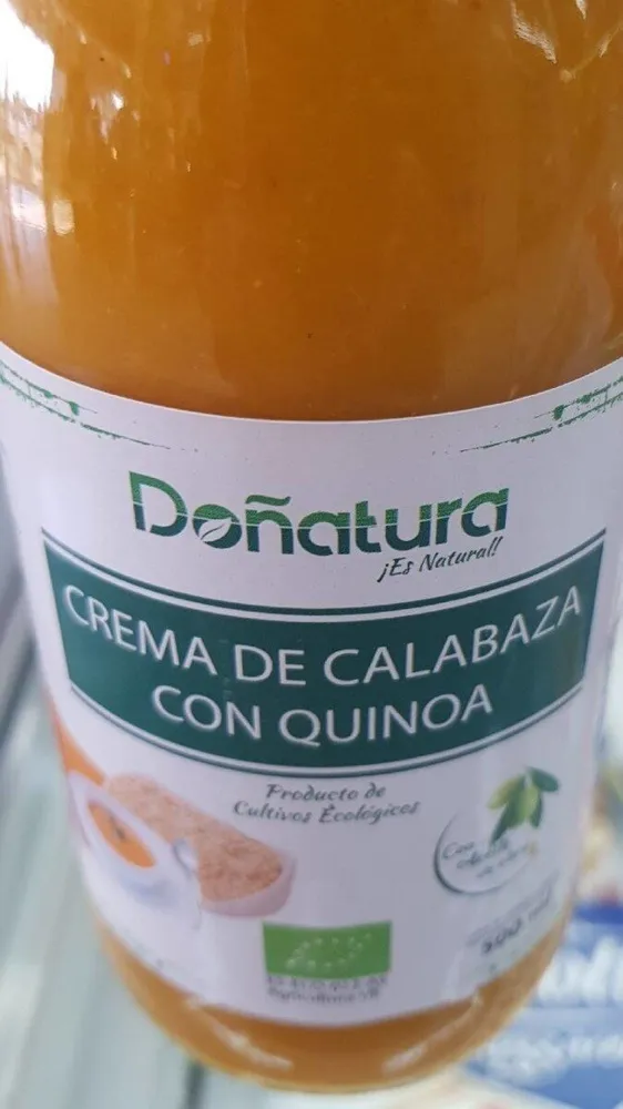 Crema de calabaza con quinoa