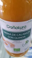 Crema de calabaza con quinoa