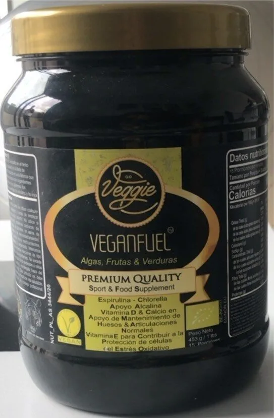 Veganfuel algas, frutas y verduras