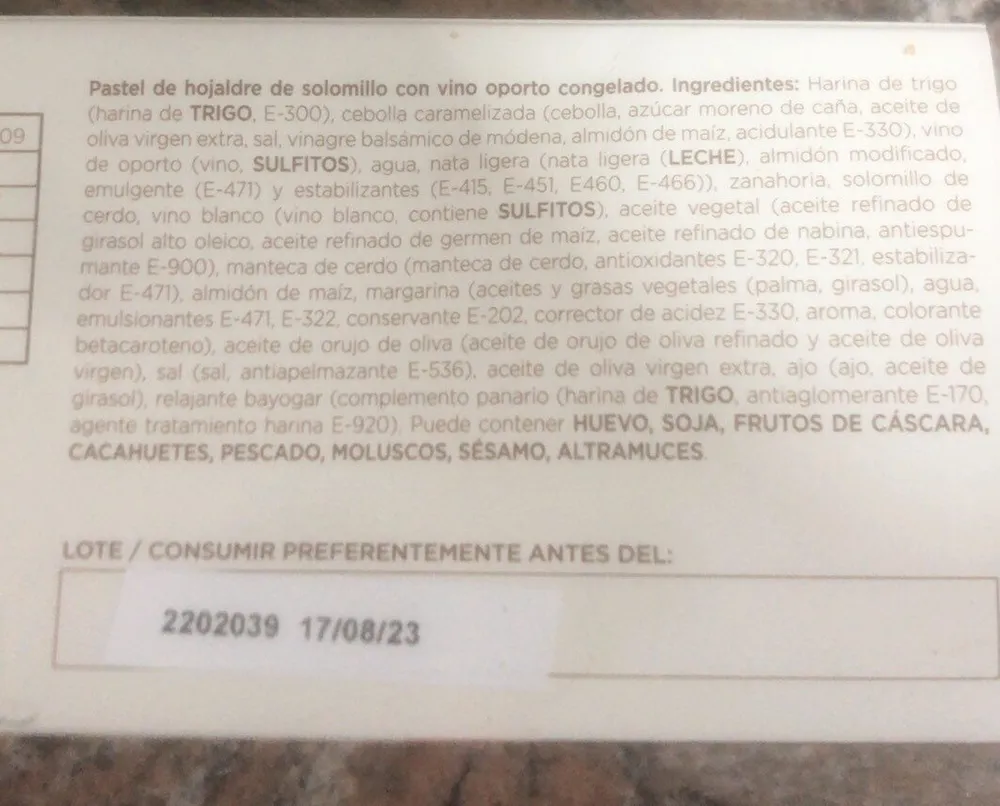 solomillo al oporto