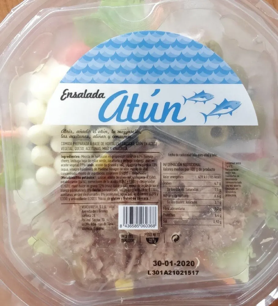Ensalada de atún