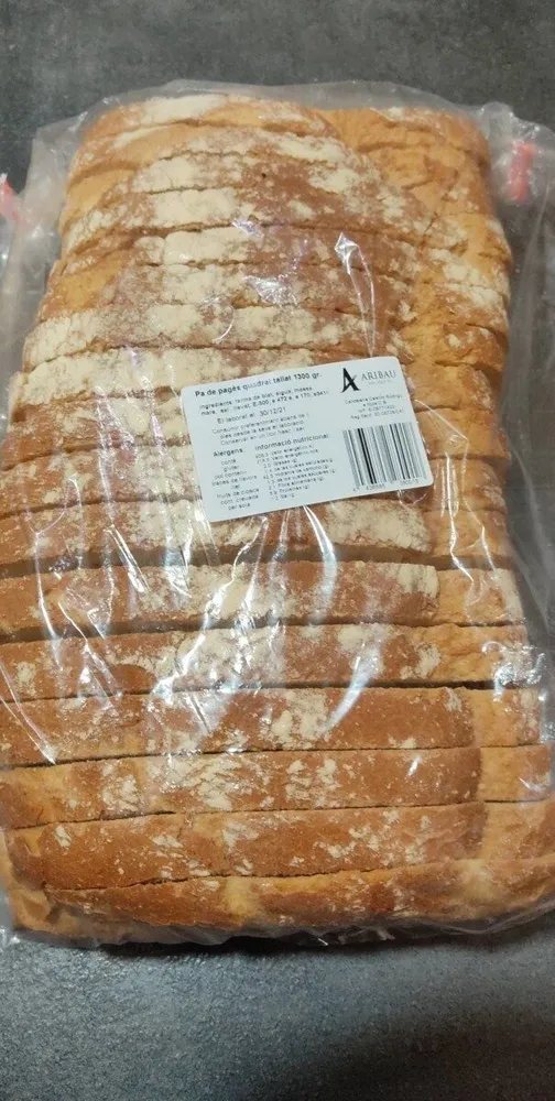 Pan de payés cuadrado
