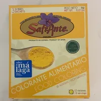Food coloring from saffron