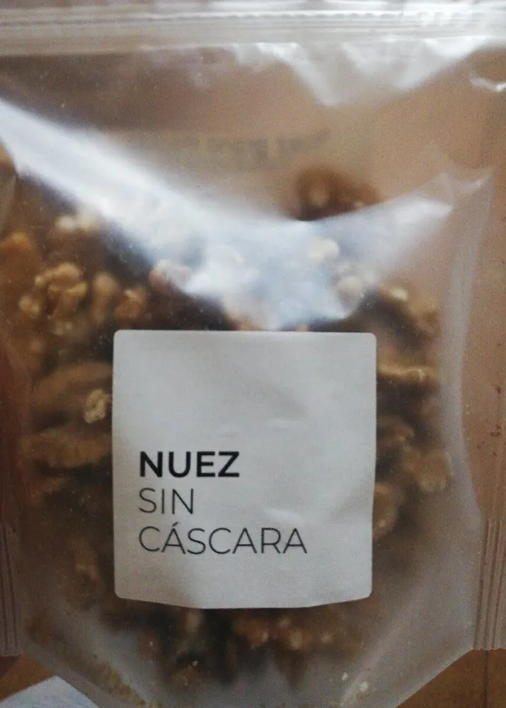Nuez sin cáscara