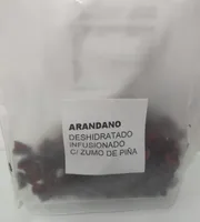 Arándano deshidratado infusionado con zumo de piña