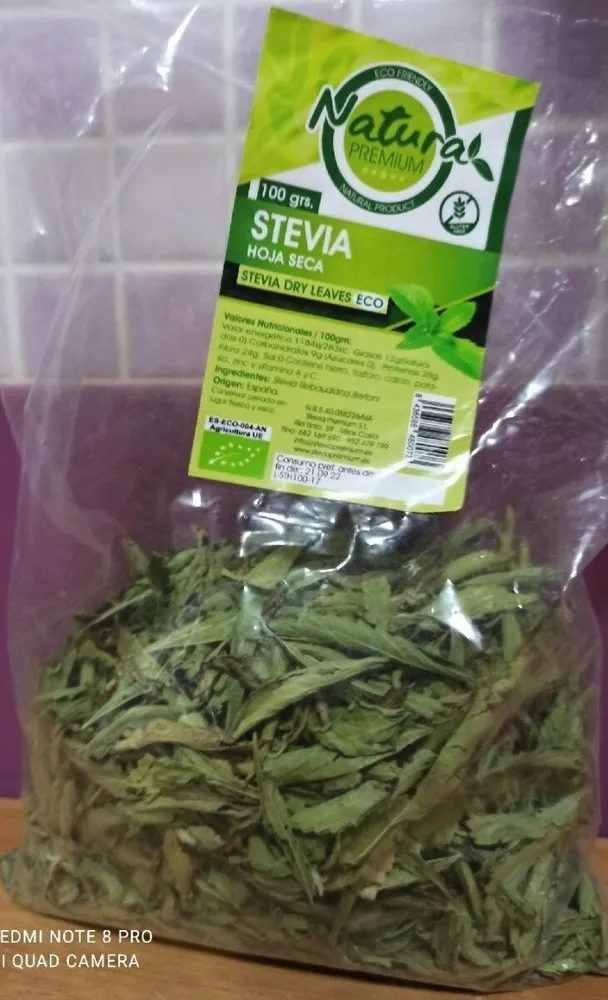 Stevia hoja seca