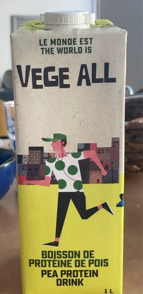 Boisson de proteine de pois