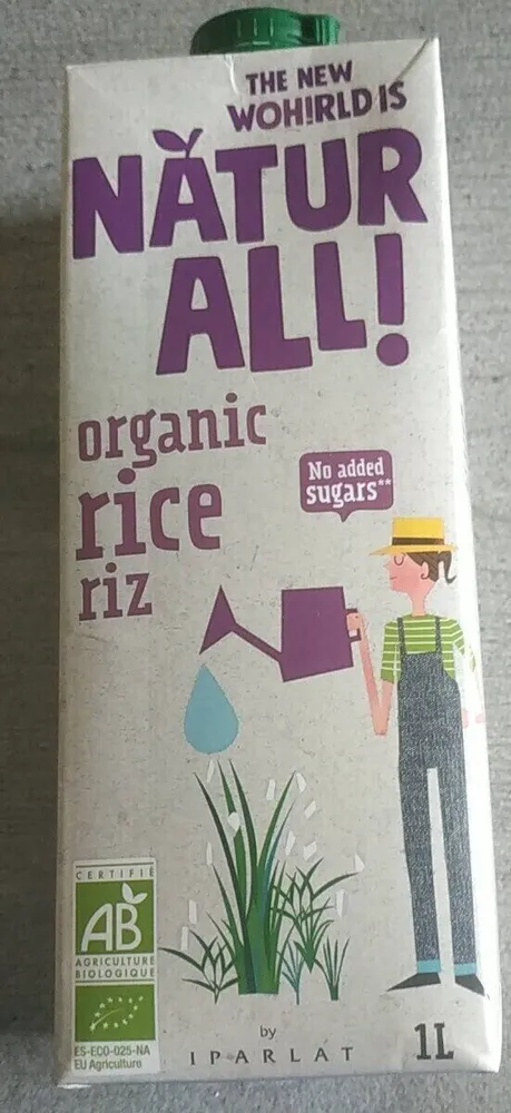 NATUR ALL! Boisson à base de riz biologique