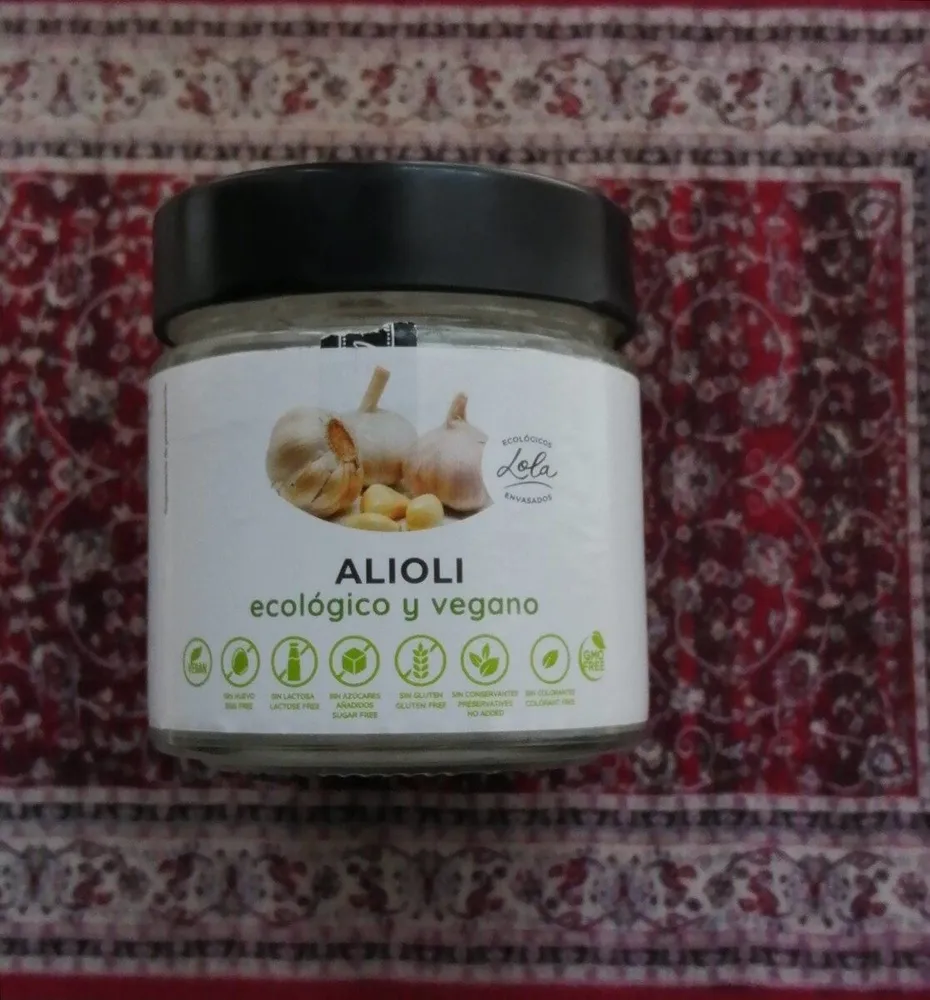 Alioli ecológico y vegano