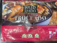 Pollo asado troceado